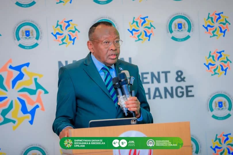 National Environment and Climate Change Conference Opens with Visionary Speech by Minister Bashiir mohamedJama