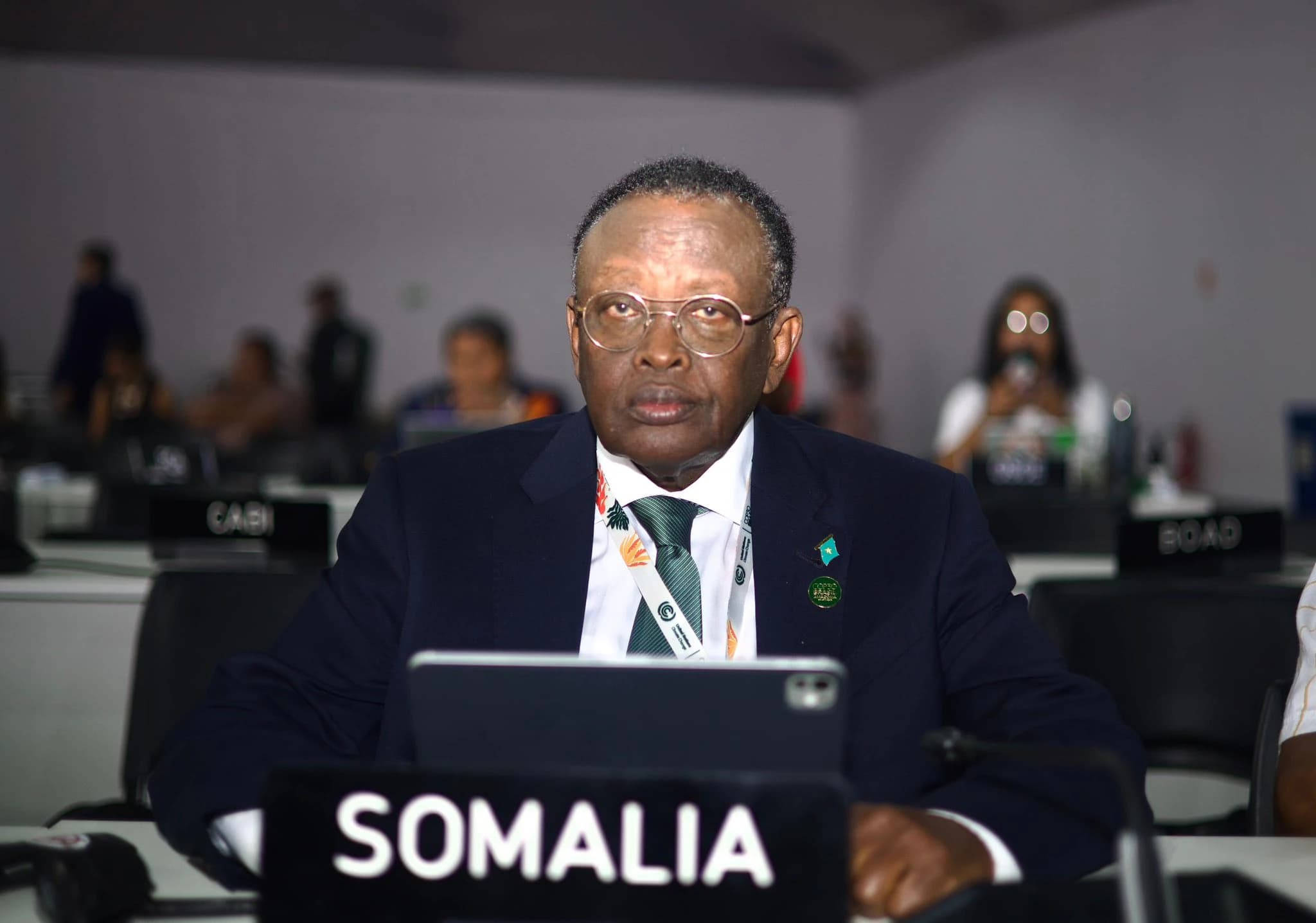 Somalia Reaffirms Strong Climate Commitment as Minister Bashir Delivers High-Level Statement at COP30 in Brazil