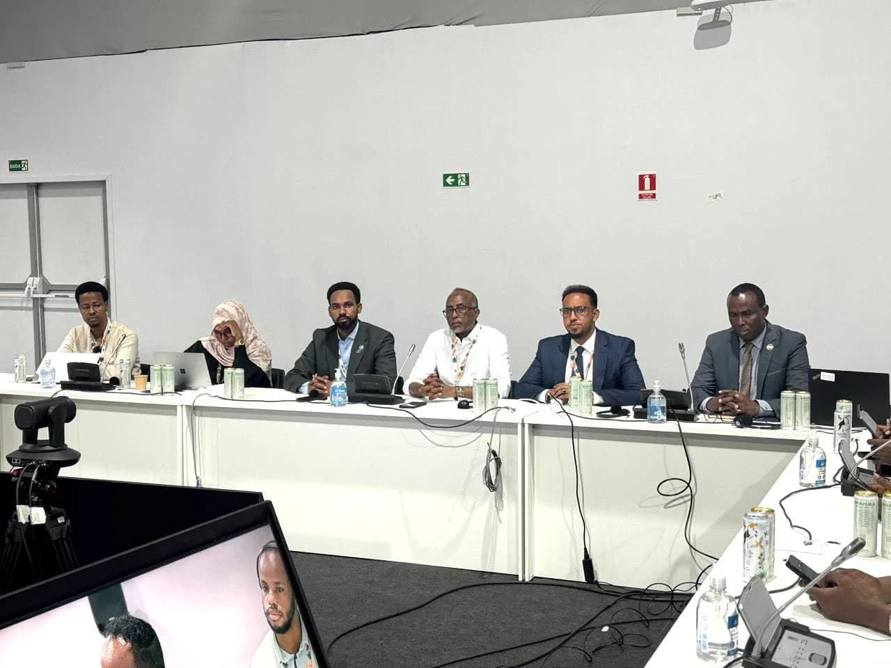 Somalia’s Federal Government Delegation Holds Key Coordination Meeting at COP30 in Brazil